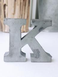 Zinc Letter K Alphabet Sally Bourne Interiors